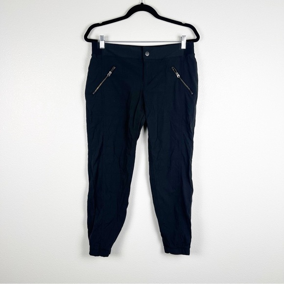 Athleta Joggers Black‎ Sz 10 - Picture 1 of 6